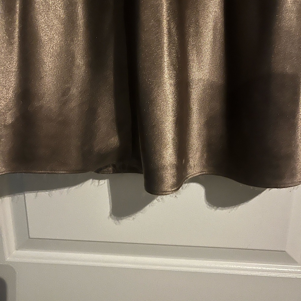 Birdy Grey Satin Mocha Convertible Dress - Picture 3 of 7